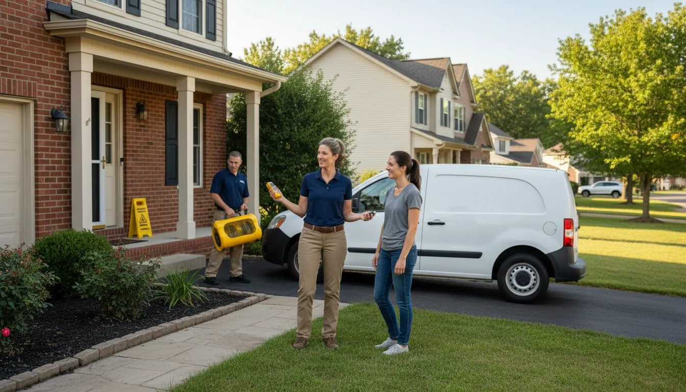Residential water damage restoration in Denio, NV